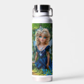 betoverende feeën bos vlinder waterfles (Achterkant)