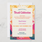 Betoverende Floral Diwali Delight 🪷 Kaart (Achterkant)