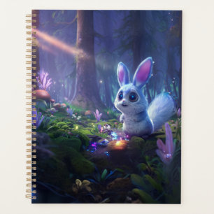 Betoverende Forest Friend: Schattig pluizig scheps Planner