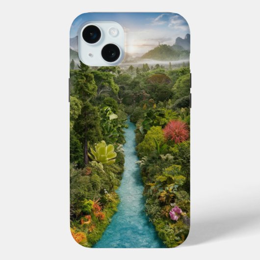 Betoverende Forest iPhone Case (Achterkant)