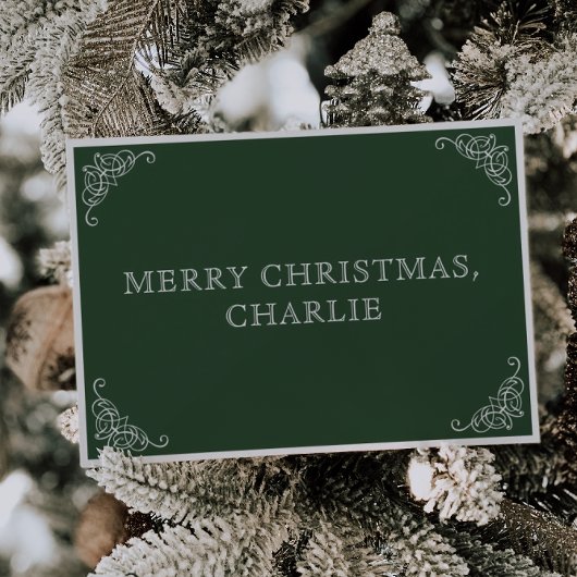 Betoverende Groene Sinterklaas Kerstdag brief