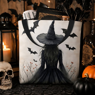 Betoverende Halloween Heks Draagtas
