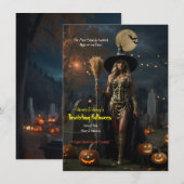 Betoverende Halloween  Notitiekaartje (Voorkant / Achterkant)