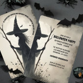 Betoverende Halloween Witch Custom Party Kaart
