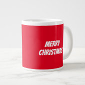 Betoverende kerst dorp scène extra grote beker (Voorkant rechts)