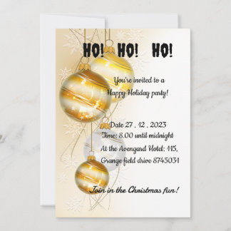 betoverende kerst soiree: uw feestdagenkaart