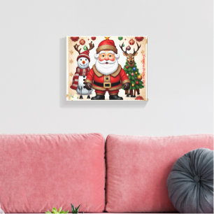 "Betoverende kerstgloed" Canvas Afdruk