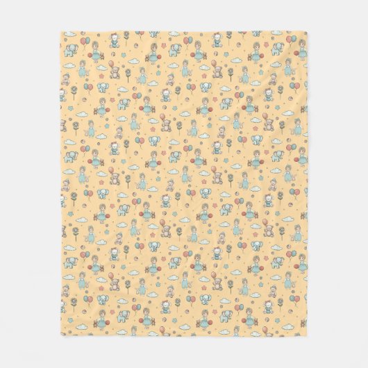 Betoverende kinderen fleece deken (Voorkant)