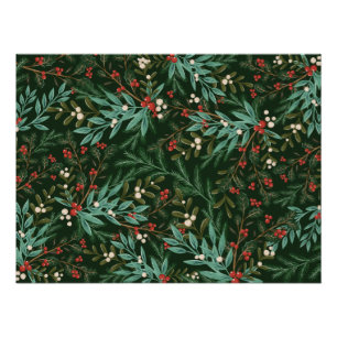 Betoverende klassieke elegantie kerstvakantie perfect poster