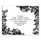 Betoverende klassieke elegantie kerstvakantie rubberstempel (Afrduk)