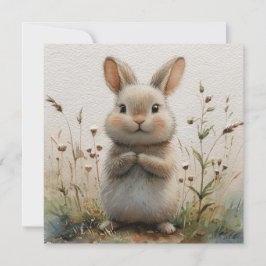 Betoverende konijntjes: magische momenten 🐰digita feestdagenkaart