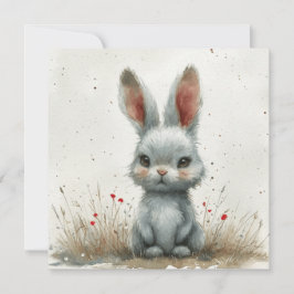 Betoverende konijntjes: magische noten 🐰🐇🐰digit feestdagenkaart