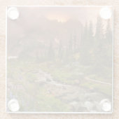 betoverende meadows glazen onderzetter (Achterkant)