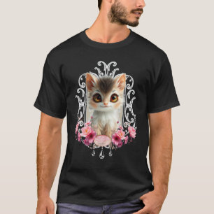 Betoverende, pluizige kitten t-shirt