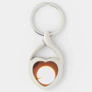 Betoverende Volle Maan Twisted Heart Sleutelhanger