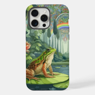 Betoverende William Morris Frog in een bos iPhone 15 Pro Max Hoesje