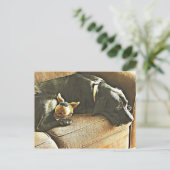 betreurt briefkaart (Staand voorkant)