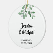 Betrokken Custom Keramisch Ornament (Links)