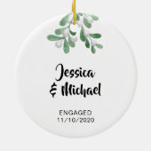 Betrokken Custom Keramisch Ornament (Achterkant)