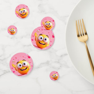 Betrokken Emoji Confetti