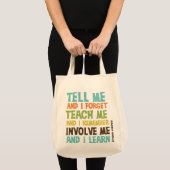 Betrokken me Inspirerend prijsopgave Tote Bag (Voorkant (product))