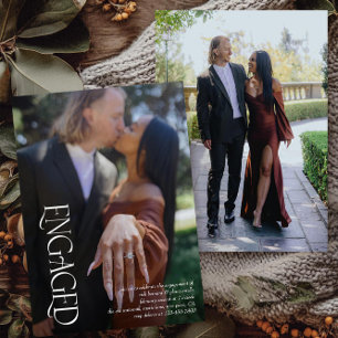 Betrokken Overlay Full Bleed Foto's Engagement Par Kaart