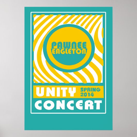BETROKKEN PAWNEE ELETON UNITY POSTER (Voorkant)