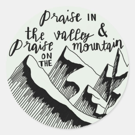 Betrokken Ronde Sticker (Voorkant)