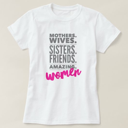 Betrokken vrouwen T-Shirt (Design voorkant)