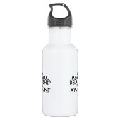 Betrouwbaar Relatie Xylophone Waterfles (Achterkant)