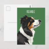 Betrouwbare Australische Herder Briefkaart (Voorkant / Achterkant)