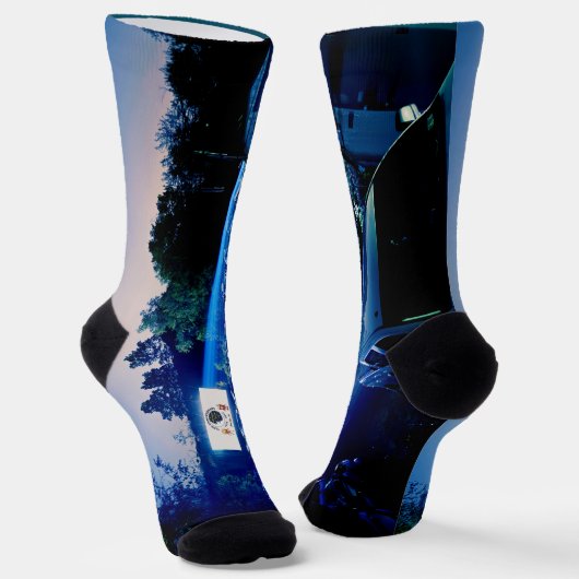 Betrouwbare Drive In 75th Verjaardag Sokken (Gebogen)