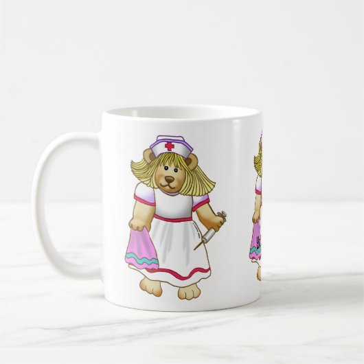 Betsy Bear Nurse mug (Gauche)
