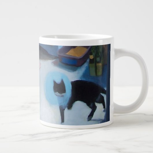 Betsy Cat in Cone Mok (Rechts)