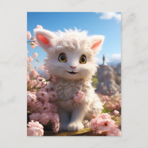 Betsy - De knuffel baby geit Briefkaart