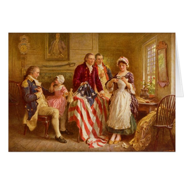 Betsy Ross 1777 par Jean Leon Gerome Ferris (Devant horizontal)