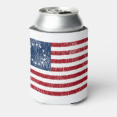 Betsy Ross American Flag Blikjeskoeler (Blikje Achterkant)