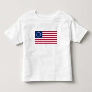 Betsy Ross American Flag Kinder Shirts