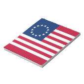 Betsy Ross American Flag Notitieblok (Gedraaid)