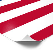 Betsy Ross American Flag Perfect Poster (Hoek)