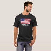 Betsy Ross American Flag shirt Victory Revolutiona (Voorkant volledig)