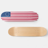 Betsy Ross American Flag Skateboard (Horizontaal)