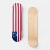 Betsy Ross American Flag Skateboard (Voorkant)