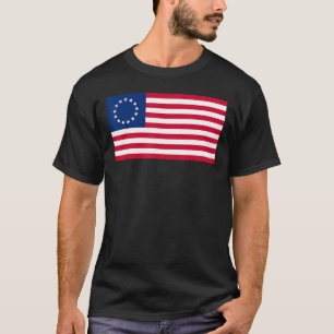 Betsy Ross American United States Flag 1777 Amerik T-shirt