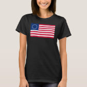 Betsy Ross American United States Flag 1777 Amerik T-shirt (Voorkant)