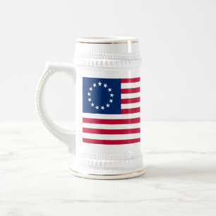 Betsy Ross Amerikaanse vlag Bierpul