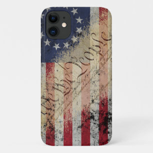 Betsy Ross Amerikaanse vlag iPhone 11 Hoesje