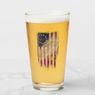  Betsy Ross Amerikaanse vlag Glas