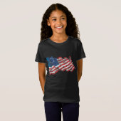 Betsy Ross Amerikaanse vlag - Revolutionaire Oorlo T-shirt (Voorkant volledig)