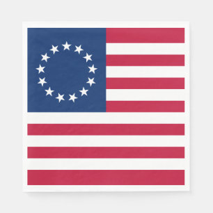 Betsy Ross Amerikaanse vlag Servet